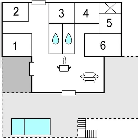 Vakantiehuis Awesome In With Sauna